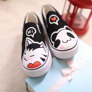 Cute Cartoon Cat Canvas Shoes