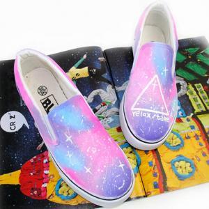 Harajuku Sky Ombre Galaxy Shoes