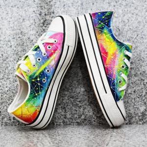 Harajuku Galaxy Space Canvas Shoes