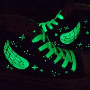 Luminous Galaxy Sneakers, High Top Galaxy..
